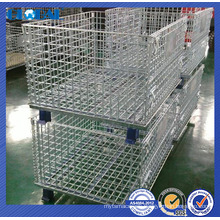 powder coated wire container/high quality stackable container of wire mesh